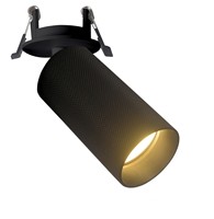 Spots LED encastrés réglables en aluminium avec couleur RVB, indice CRI 90 élevé, indice de protection IP20, base GU10, design moderne pour bureau et chambre