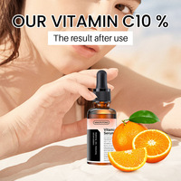 Sérum Éclat Visage à la Vitamine C VE, Soin Hydratant Emollient Peau, Marque Privée