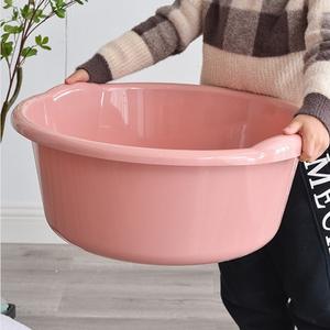 Очень большой бытовой пластиковый бассейн для ванной для детей и младенцев утолщенный и прочный для мытья ног для стирки белья - Product Image 1