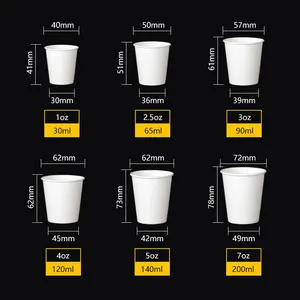 Paper Cups Wholesale Factory Custom Printed Double Wall Biodegradable Coffee Disposable Beverage Custom Printing Milk Tea Cup