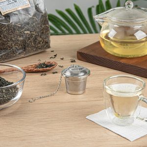 Industrial Promotional Stainless Steel <b>Tea</b> <b>Infuser</b> Strainer Silver Coffee Loose Leaf Ball Person <b>Tea</b> <b>Infuser</b> - Product Image 3