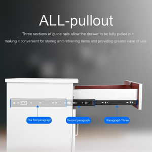 Moderno cuscinetto a sfera telescopico cassetto Slide <span class=keywords><strong>Hardware</strong></span> 45mm all'ingrosso per armadi da cucina prezzo favorevole accessori per mobili - Product Image 6