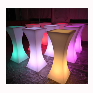 Có thể sạc lại sofa với chiếu sáng nhấp nháy Bar bảng ánh sáng màu sắc thay đổi LED thắp sáng Cocktail bảng cho các bên - Product Image 5