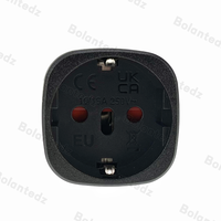 Adaptateur de prise EU vers UK 13A avec fusible, convertisseur Schuko Euro vers prise britannique 3 broches, prise de voyage pour prise britannique 250V, 1 sortie, homologation UKCA