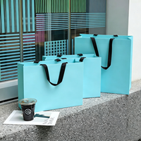 Sac de shopping réutilisable écologique en papier kraft de luxe avec logo personnalisé |   Emballage de vêtements imprimés haut de gamme, sac à main, boutique artisanale