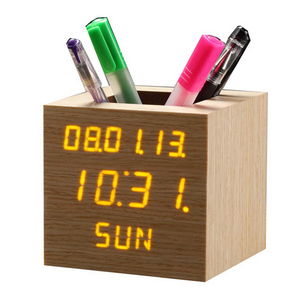 Horloge intelligente multifonction Horologe pour le rassemblement de stylos au bureau ou à la maison pour le salon ou la salle de bain - Product Image 1