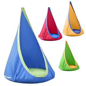 Özel logo çocuklar pod halat bahçe açık çoklu renkler yürüyüş taşınabilir salıncak asılı kamp hamak - Product Image 6