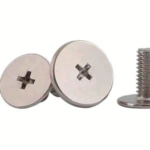 Tornillo autorroscante de cabeza avellanada cruzada de acero al carbono galvanizado con zinc amarillo para madera, aglomerado y paneles de yeso - Product Image 1