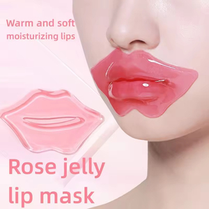 Promotion de vente chaude, soin des lèvres hydratant de haute qualité, masque pour les lèvres en cristal de rose sans logo, emballage neutre, autocollant pour les lèvres - Product Image 1