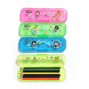 Estuche Transparente para Lápices de Colores, Personalizado, de Plástico Transparente, Diseñado Exclusivamente para Niñas, en Oferta - Product Image 4