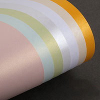 Papier irisé double face 250 g/m², carton nacré coloré, résistant à l'humidité, en stock pour la décoration de boîtes DIY – Vente chaude