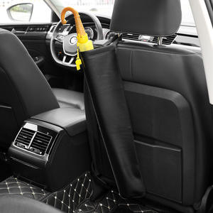 Funda de Cuero para Paraguas de Coche, Negra, Plegable, Impermeable, para el Asiento Trasero - Product Image 3