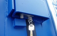 Cadenas rectangulaire intelligent en acier inoxydable pour boîte de sécurité, conteneur d'expédition et porte de coffre-fort