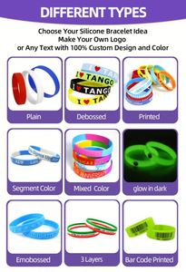 Pulseras de Silicona Personalizadas con Logotipo Impreso, Grabado o en Relieve, Resistentes al Agua, para Eventos Deportivos, Regalos Promocionales, Venta al Por Mayor - Product Image 6