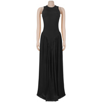 Robe longue unie sans manches pour femme, 3 couleurs, grandes tailles, tenue décontractée S-XXL