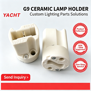 VDE aprobado <span class=keywords><strong>G9</strong></span> bombilla de iluminación de cerámica socket <span class=keywords><strong>G9</strong></span> portalámparas roscado - Product Image 1
