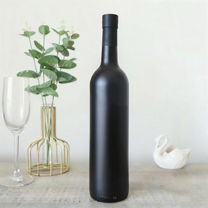 Venta al por mayor 750ml Borgoña vidrio botella de vino Producción de fábrica de la mejor calidad embalaje vacío para licor para vino - Product Image 2