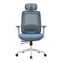 Chaise de bureau ergonomique en maille à dossier haut, chaise de direction, mobilier de bureau, chaise pivotante pour ordinateur, table de bureau - Fabricant chinois
