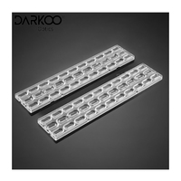 Lentilles Smd pour éclairage linéaire Module de lumières optiques optique 285mm lentille LED extérieure en aluminium linéaire pour lentille LED Len linéaire
