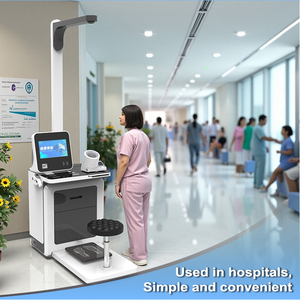 Lejia HW-V3000 akıllı tıbbi Kiosk Self-Service sağlık kontrol <span class=keywords><strong>Telemedicine</strong></span> fiziksel muayene çelik LCD 0.1kg doğruluk - Product Image 2