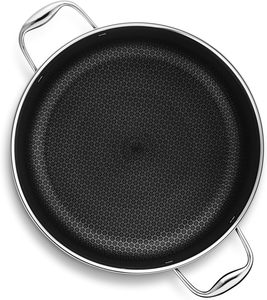 Bộ nồi nấu ăn bằng thép không gỉ 10 lít chống dính lai có nắp kính cường lực, sẵn sàng sử dụng cảm ứng, tương thích với tất cả các loại bếp - Product Image 3