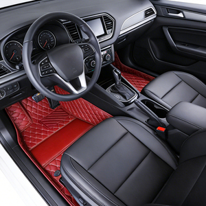 Tapis de sol de voiture en cuir PVC imperméable 5D de luxe sur mesure, best-seller toutes saisons - Product Image 2