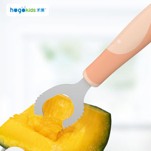 Cuchara para bebé, cuchara para raspar comida adicional, fruta, manzana, con raspado, venta al por mayor - Product Image 2