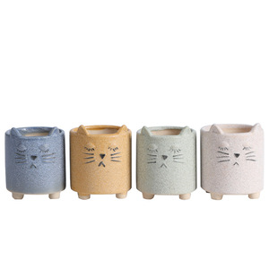 Fournir un <span class=keywords><strong>Pot</strong></span> <span class=keywords><strong>de</strong></span> <span class=keywords><strong>fleur</strong></span> <span class=keywords><strong>succulente</strong></span> en céramique <span class=keywords><strong>de</strong></span> forme animale - Product Image 1