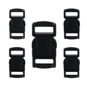 1/2 ''Clips de <span class=keywords><strong>Bracelet</strong></span> Paracord profilés incurvés Boucles à dégagement latéral rapide en plastique Sangles Accessoires - Product Image 3