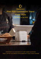 Compteur de tablette Pos Support de tablette Ipad Support de paiement Pos réglable Fixe Universel Flexible pour la vente au détail