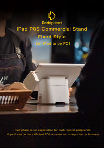 Compteur de tablette Pos <span class=keywords><strong>Support</strong></span> de tablette Ipad <span class=keywords><strong>Support</strong></span> de paiement Pos réglable <span class=keywords><strong>Fixe</strong></span> Universel Flexible pour la vente au détail - Product Image 5