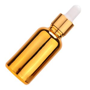 Flacon compte-gouttes de luxe plaqué or 5-100 ml, pot à crème, flacons vaporisateurs de parfum vides de haute qualité pour sérum de soin de la peau et crème pour le visage - Product Image 3