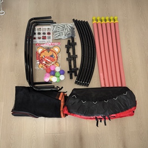 AOXU Venta Directa de Fábrica Hermoso Trampolín Colorido para Niños en Casa con Red de Seguridad Interior Barato Trampolín Multicolor para Niños - Product Image 5