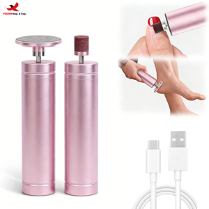 Lima Eléctrica para Pies con Mango Largo, Removedor de Callos, Herramienta de Masaje Portátil y Potente, Set de <span class=keywords><strong>Pedicura</strong></span> - Product Image 2