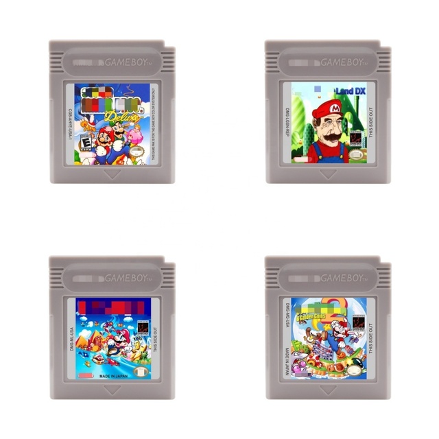 For Super Mario Bros. Deluxe for GBC/GBA/SP Video Game Console Cartridge Featuring Mario Car Ball Brawlers USA Version English