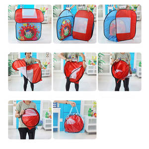 Enfants pliant tente de noël intérieur extérieur Mobile piscine à balles Pop Up jouer tente maison Sport <span class=keywords><strong>cabane</strong></span> jouet pour enfants cadeau de noël - Product Image 3