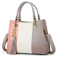 Tas Tangan Wanita Kulit Asli Poles Berkualitas BS INTERNATIONAL, Model Mini Fashionable, Dua Tali, Ringan