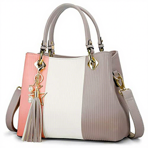 Bolsos de Mano de Cuero Genuino Pulido Personalizados de BS INTERNATIONAL, Bolsos de Hombro Mini Modernos con Dos Correas, Ligeros - Product Image 5