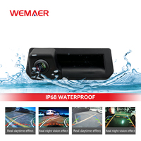Cámara de Reversa Wemaer OEM ODM, Accesorios para Automóviles, Impermeable, Visión Nocturna, Gran Angular de 170°, Mini Cámara AHD para Audi, VW, Porsche