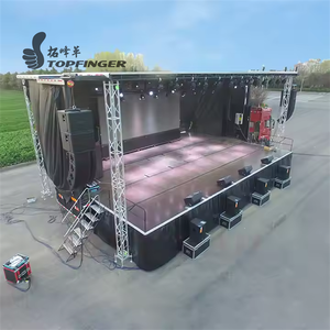 Rimorchio con Palco Mobile di Alta Qualità per Eventi all'Aperto, Esposizioni, Evangelizzazione, Comizi Elettorali e Concerti - Product Image 1