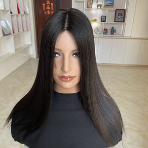 พร้อมส่ง ท็อปเปอร์ผมแท้ยุโรปแบบเวอร์จิ้น  ฐานไหม  ขนาด 6.5*7 นิ้ว พร้อมคลิป  แฮร์พีชแบบไหมสำหรับผู้หญิง - Product Image 3