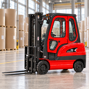 Fabricant professionnel de chariots élévateurs, chariot élévateur électrique au lithium-ion CPD15 60V de 1,5 tonne pour la manutention des matériaux en usine, la logistique - Product Image 1