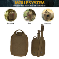 Bolsa Táctica de Emergencia Personalizada para Botiquín de Primeros Auxilios, Bolsa Molle de Material Cordura para Otros Equipos de Defensa Personal