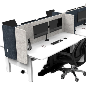 Panneau de séparation de bureau moderne et écologique personnalisé, écran de protection, cloison en feutre polyester, panneaux acoustiques pour poste de travail, étudiant - Product Image 1