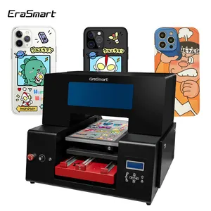 Erasmart 3360 Uv Printer 3D Digital Uv Led Printer Machine For Phone Case Glass Bottle Makeup Brush