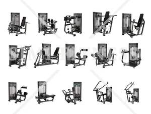 Macchina per Fitness Serie SM PR, Attrezzo per Estensione Tricipiti da Seduti, Regolabile per Palestra - Product Image 2