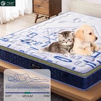 Matelas confortable à ressorts ensachés en mousse super douce 100% latex naturel biologique au prix de gros