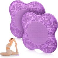 Coussins de yoga pour genoux et coudes en mousse extra épaisse pour genoux, coudes, poignets, mains et tête, coussinets de Pilates et de genouillères