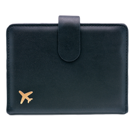 Vendeur chaud en gros personnalisé en cuir PU RFID couverture de passeport avec fente pour carte, fente pour SIM, fente pour billet, porte-passeport