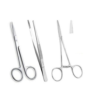 Acier inoxydable de haute qualité 3 pièces Instruments chirurgicaux Kit de retrait de suture médicale Conception ergonomique pour la précision et la durabilité - Product Image 3